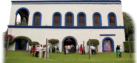 Foto frontal de la Hacienda San Diego La Blanca